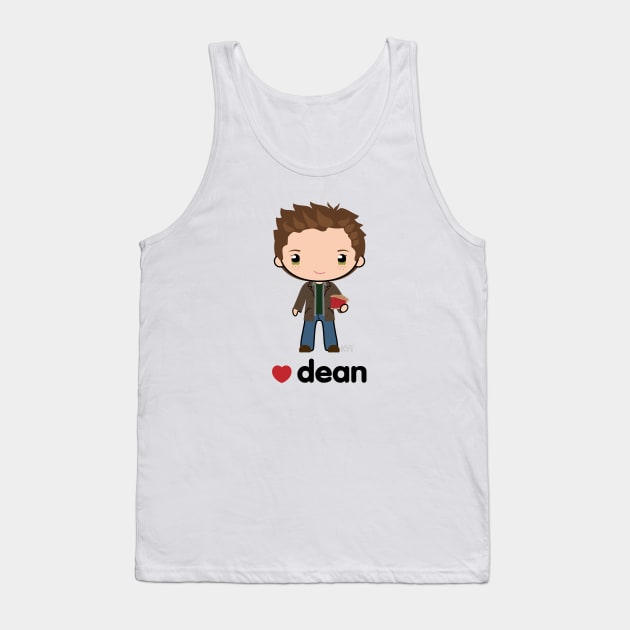 Love Dean Winchester Tank Top by KYi